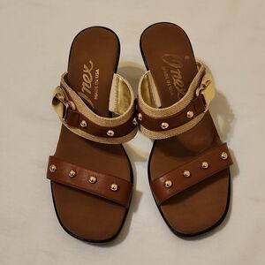 Onex Penelope Slide Brown Size 6